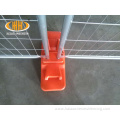 pvc coated temporary fence concrete base